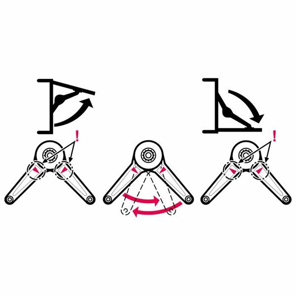 Hafele Duo Forte Makas Seti Euro Vidalı 37mm, Beyaz Renk