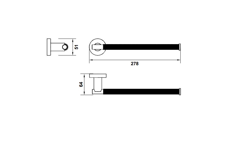 Hafele Kağıt Havluluk Verona Duvara Monte Antik Bronz Renk