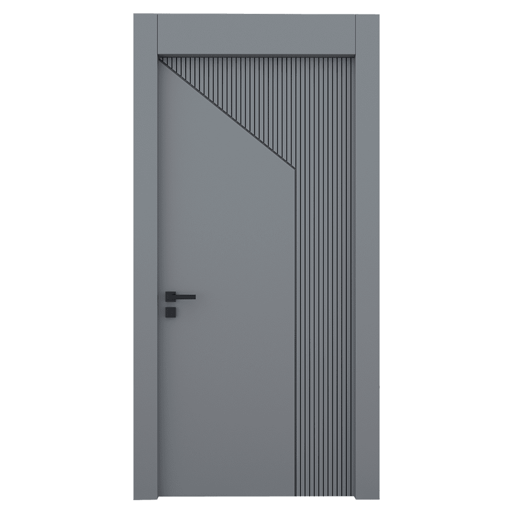 Teta Home L-8003 İç Oda Mdf Lake Kapı Gri - 77x203 - 18/21 - WC-Banyo