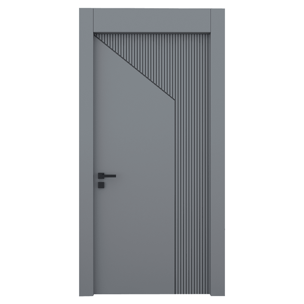 Teta Home L-8003 İç Oda Mdf Lake Kapı Gri - 77x203 - 18/21 - Oda