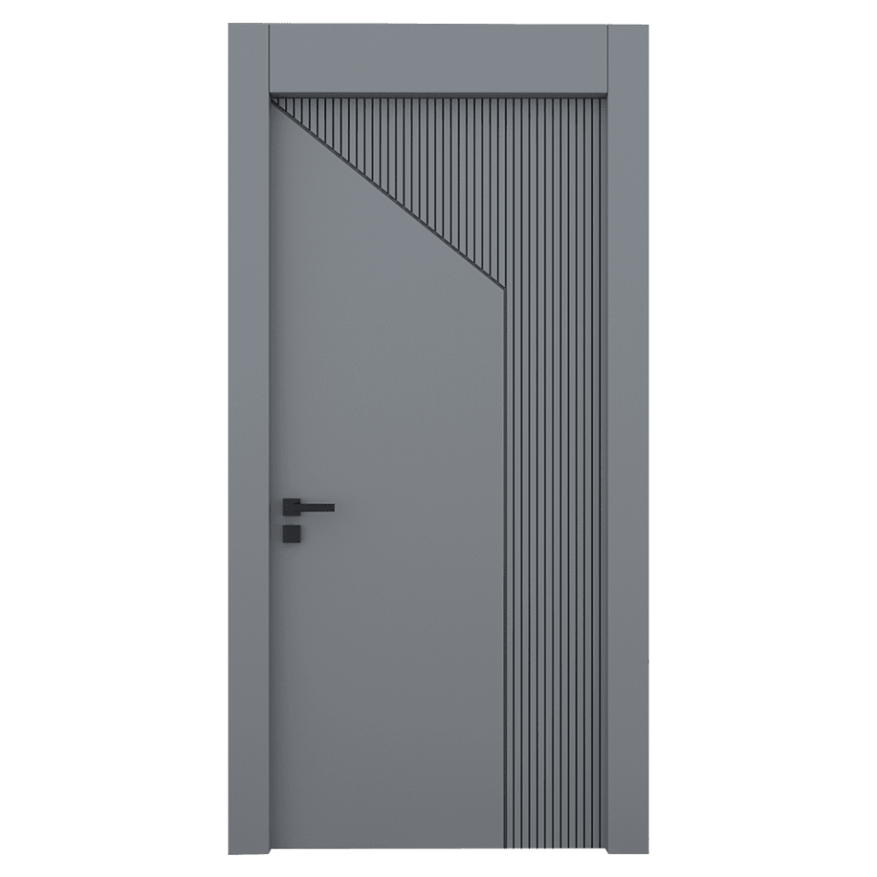 Teta Home L-8003 İç Oda Mdf Lake Kapı Gri - 77x203 - 14/17 - WC-Banyo