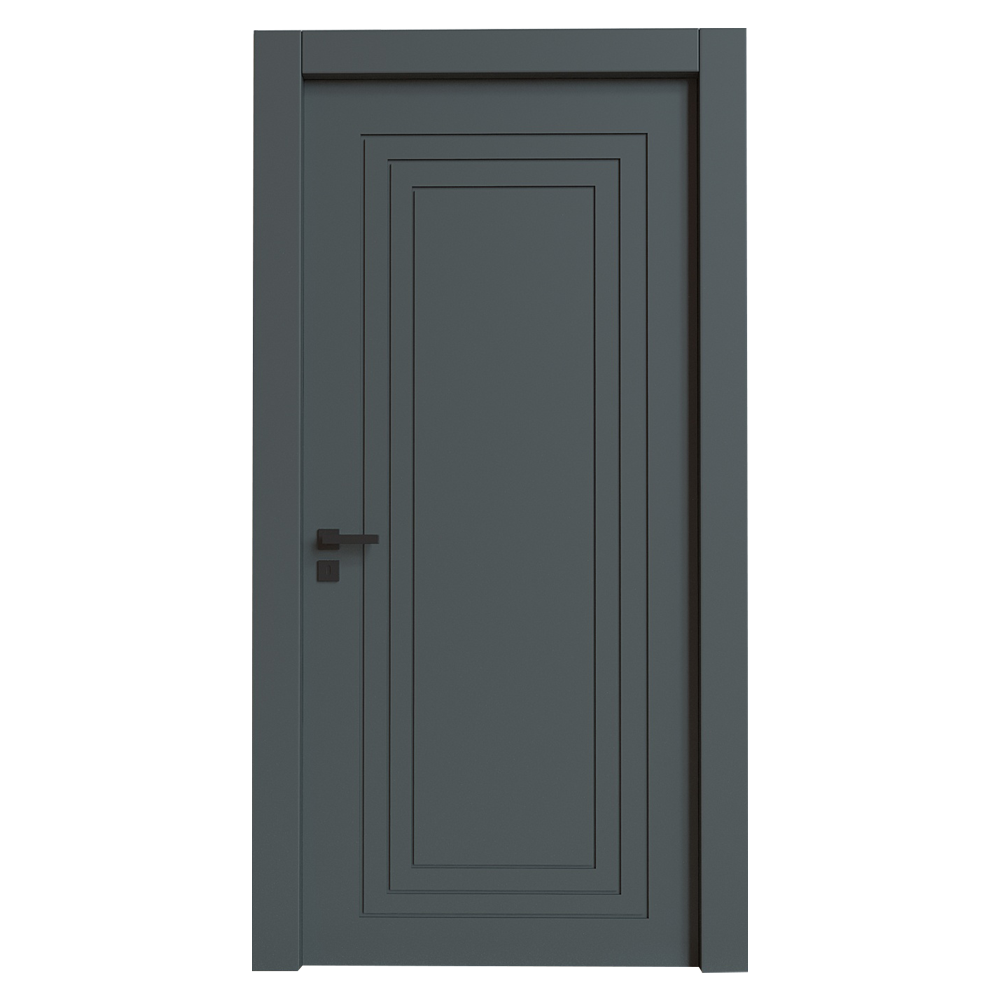 Teta Home T- 6019 İç Oda Mdf Lake Kapı Antrasit - 87x203 - 10/13 - WC-Banyo