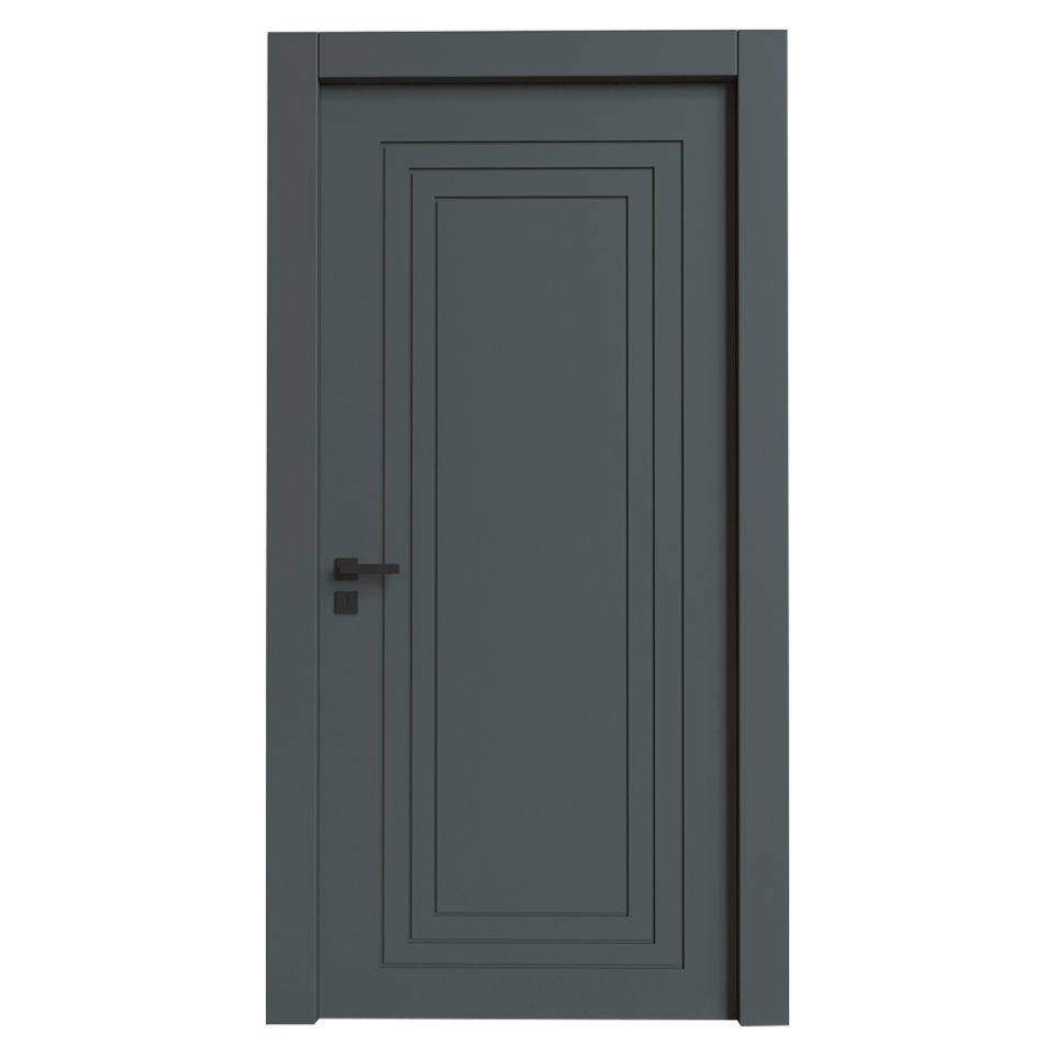 Teta Home T- 6019 İç Oda Mdf Lake Kapı Antrasit - 87x203 - 10/13 - WC-Banyo