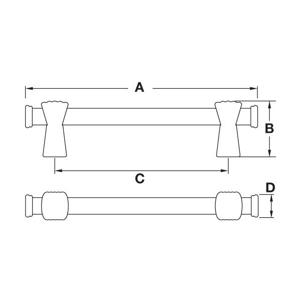 Hafele Mobilya Kulpu Story 224mm Parlak Altın