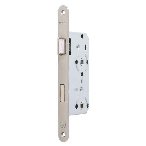 Hafele Gömme Kilit Banyo Tipi (WC) 55/18mm, Sağ Yönlü Paslanmaz Çelik Renk