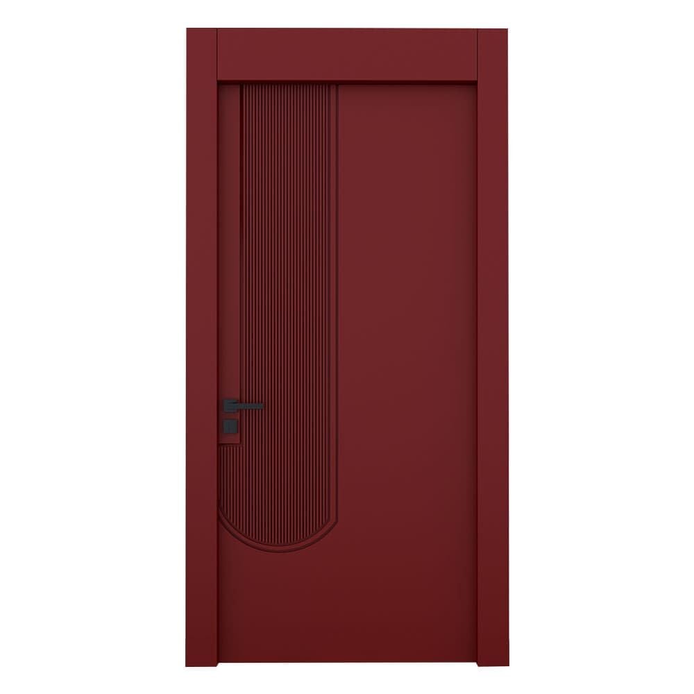 Teta Home L-8004 İç Oda Mdf Lake Kapı Kırmızı - 77x203 - 18/21 - WC-Banyo