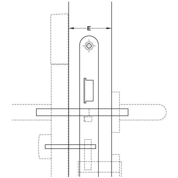 Hafele DT7 Vida seti N1, 35-45, mat siyah