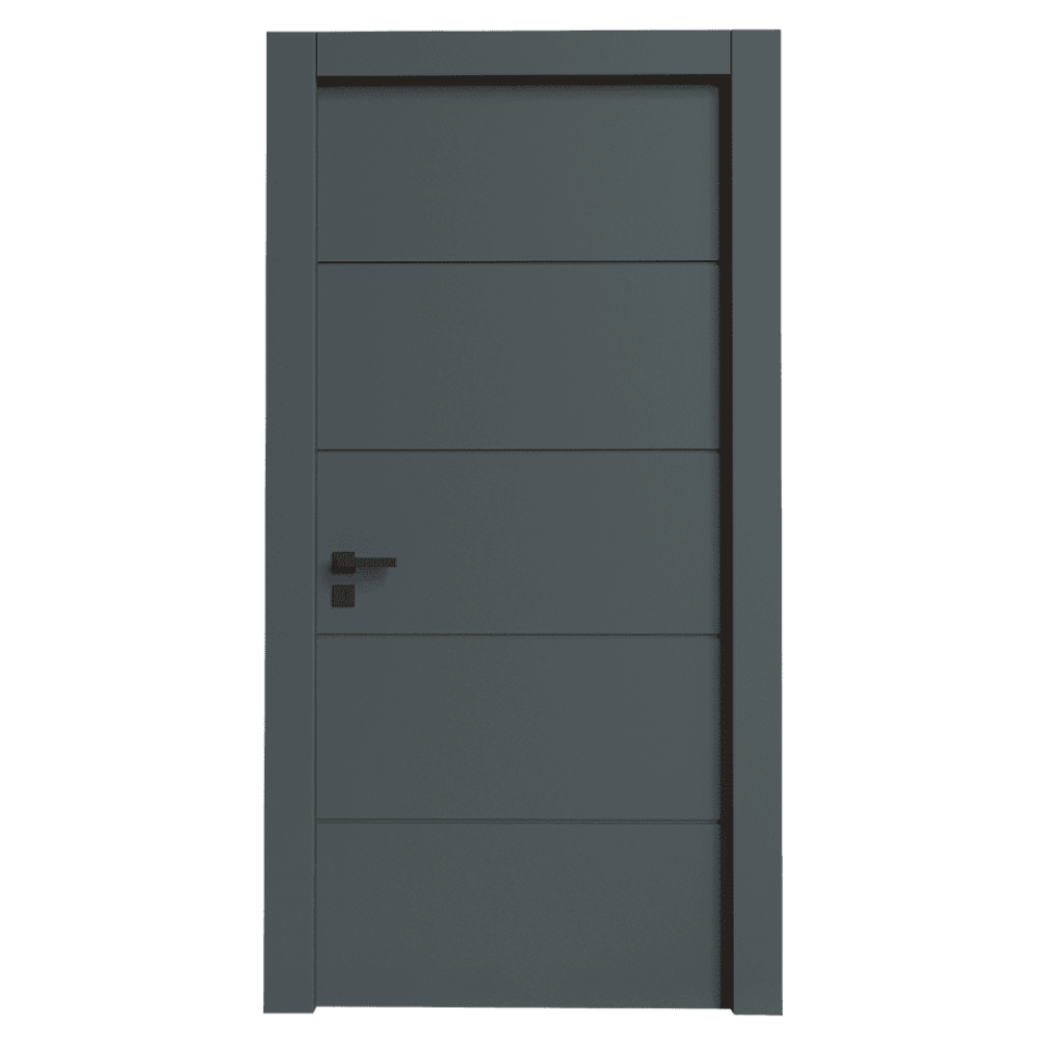 Teta Home T- 6020 İç Oda Mdf Lake Kapı Antrasit - 87x203 - 10/13 - Oda