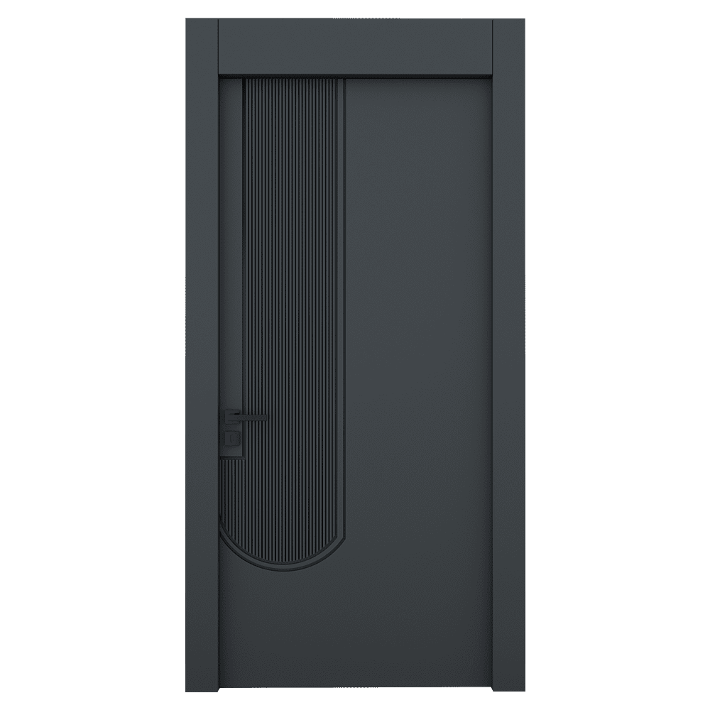 Teta Home L-8004 İç Oda Mdf Lake Kapı Antrasit - 87x203 - 18/21 - Oda