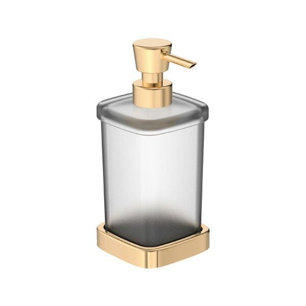 Hafele Sıvı Sabunluk Plato Tezgah Üstü Parlak Altın Renk